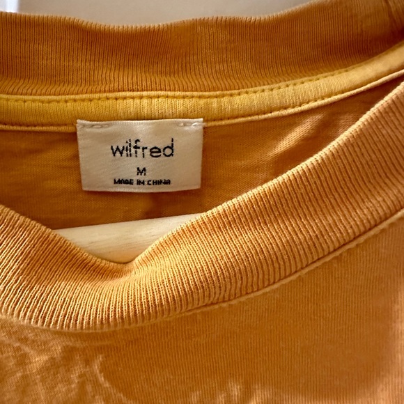 Mustard yellow scrunched crop top - Picture 3 of 3